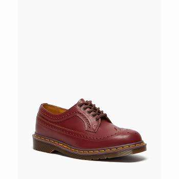 Dr Martens Férfi 3989 Vintage Made In England Brogue Cipő Piros